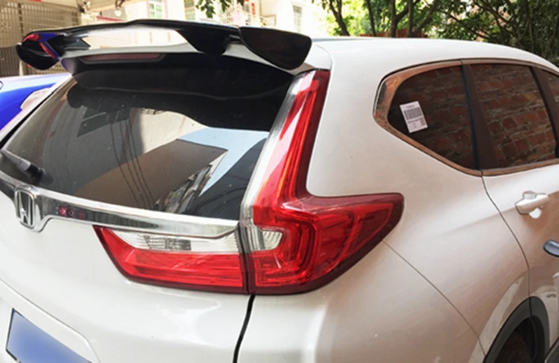 Фото Стайлинг автомобиля Неокрашенный АБС пластик внешний задний багажник крыло губа