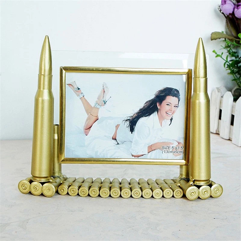 Креативная фоторамка армейская памятная рамка 5 дюймов металлические пули для