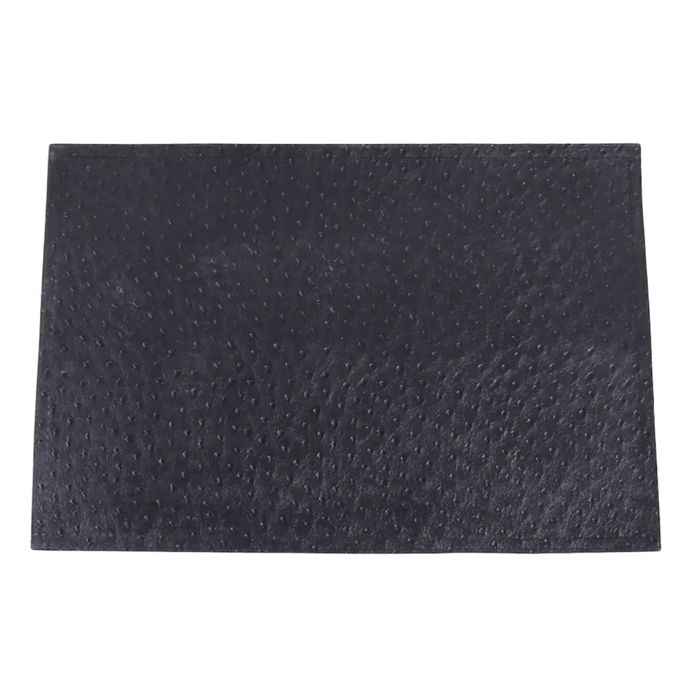Black 2 Ellenmar коврик с изоляцией, декоративные подставки для кофе из искусственной кожи, подстилка в европейском стиле с узором «крокодиловая кожа», Настольный коврик - Цвет: Black 2