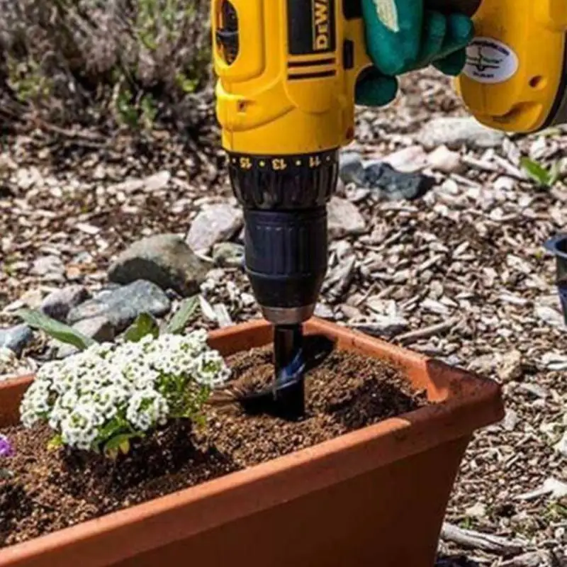 Садовый горшок лампы шнека бурильные долото посадки отверстие Digger шнек