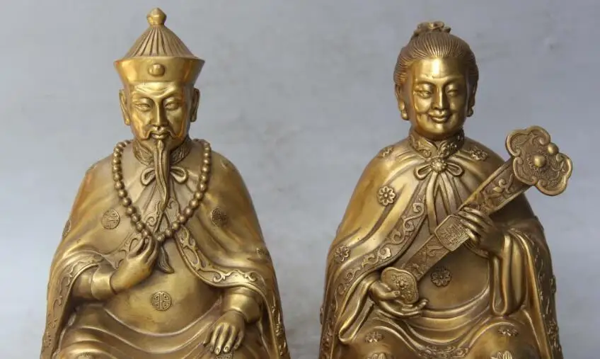 Бесплатная доставка S00249 бронзовый хранилище Бога 9 дюймов третий большой мастер