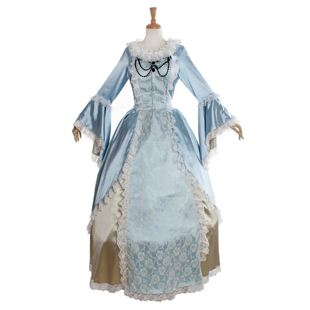 Элегантное платье Marie Antoinette средневековое Эпохи Ренессанса свадебное бальное
