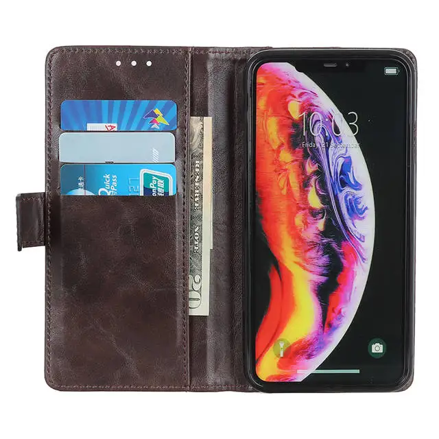 Fone capa для max m2 zb632kl Магнитный чехол-кошелек для Asus Zenfone Max M2 ZB633KL из искусственной кожи деловой чехол с флип-стойкой