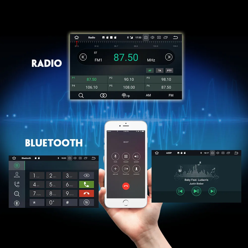 Авторадио 9 дюймов Android 8 0 DAB + Автомобильный GPS навигатор плеер для BMW MG ZT Bluetooth RDS BT SD