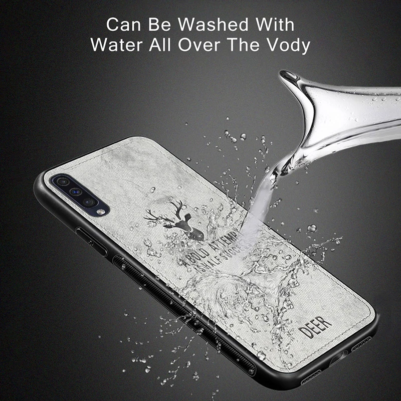 Raugee чехол для Samsung Galaxy A50 A30s бампер мягкий TPU Край Ткань A 30 50 |