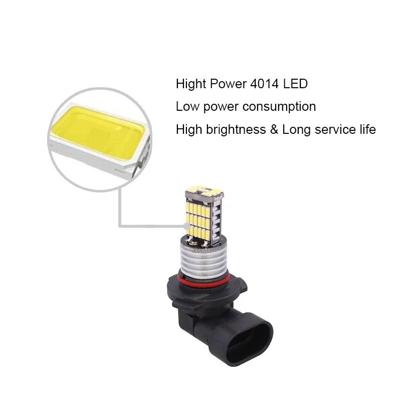 2 шт. H8 H11 9005 9006 светодиодные противотумансветильник ры 4014SMD 6500K белые