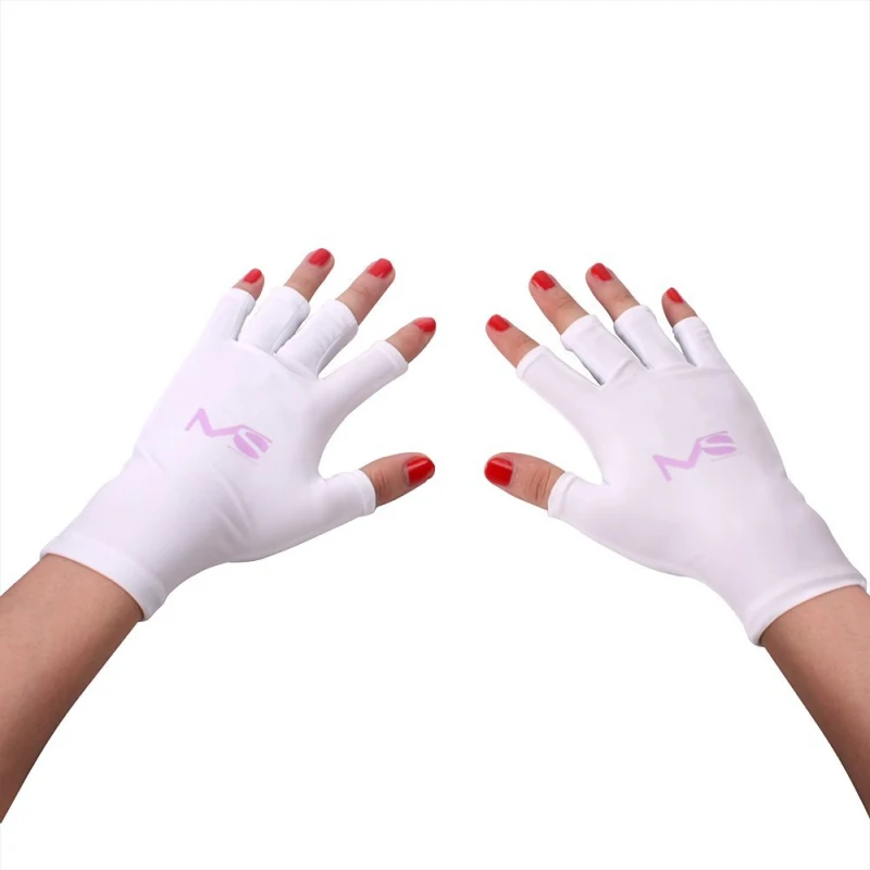 Melody Susie Anti UV Glove for Light/Lamp Radiation Protection Manicure Nail Art Dryer Tools | Красота и здоровье