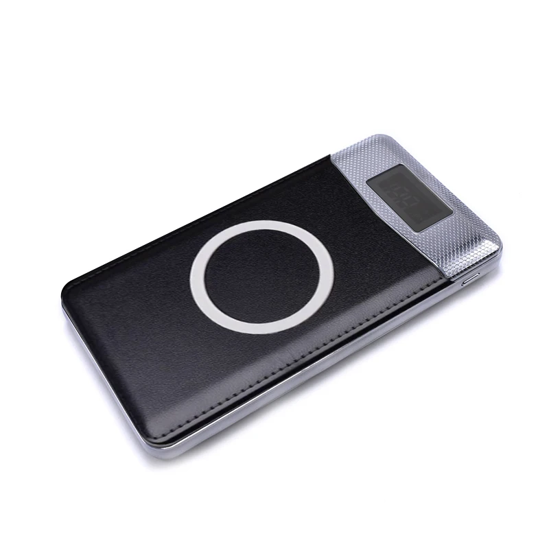 New Wireless Power Bank Dual USB 20000mAh Wireless Charger Powerbank External Portable with LED Light External Battery Pack