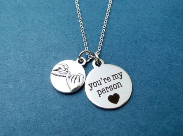 Новое поступление 12 шт./лот модный стиль сердце античное серебро Youre my person