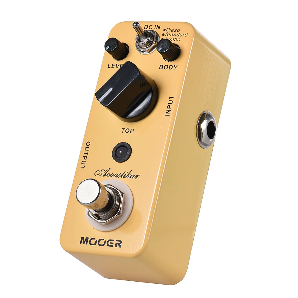 MOOER Acoustikar акустическая гитара имитатор педаль эффектов истинное байпас с 3