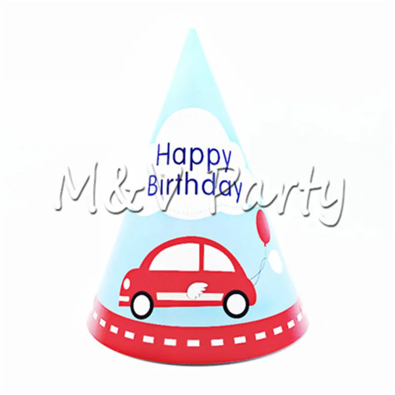 M&V Creative Cartoon Cars Theme Birthday Party Disposable Tableware Set Plate Cup Napinks Baby Shower Party Supplies Decorations