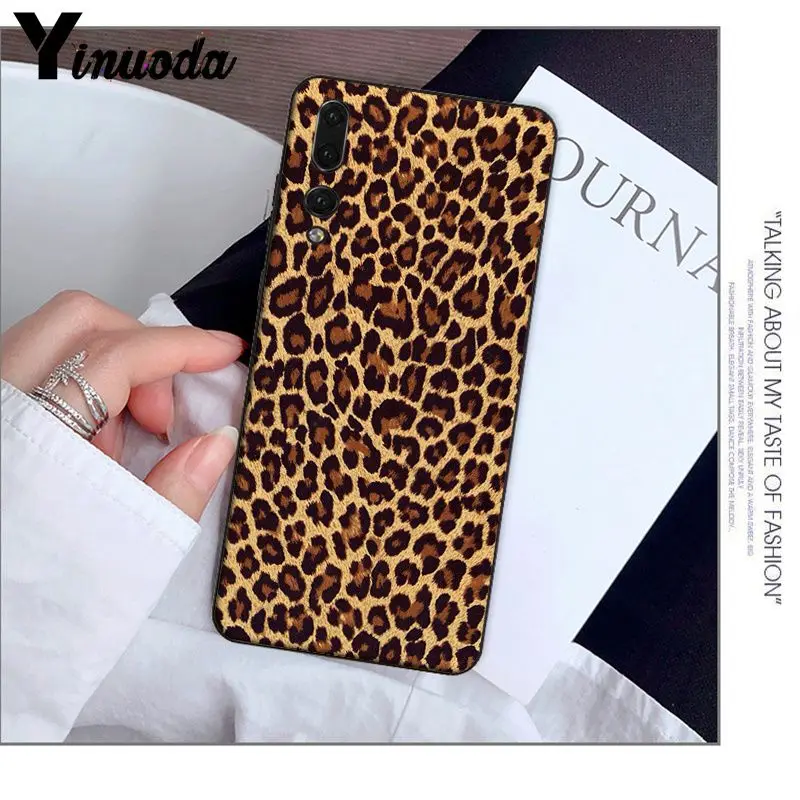 Yinuoda чехол для телефона из ТПУ с леопардовым принтом тигра зебры и жирафа Huawei P9 P10