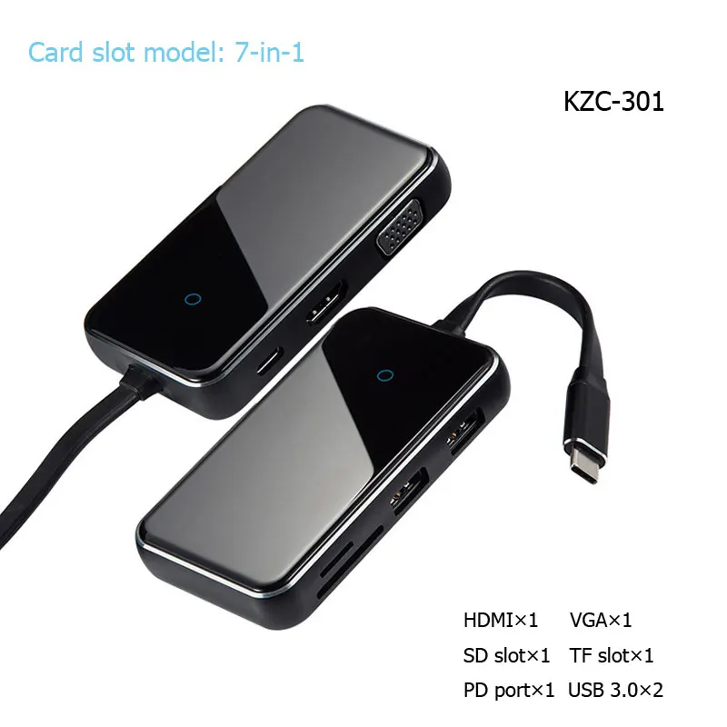 Док станция с usb gортом Все в одном USB C к HDMI кард ридер PD адаптер для MacBook samsung Galaxy