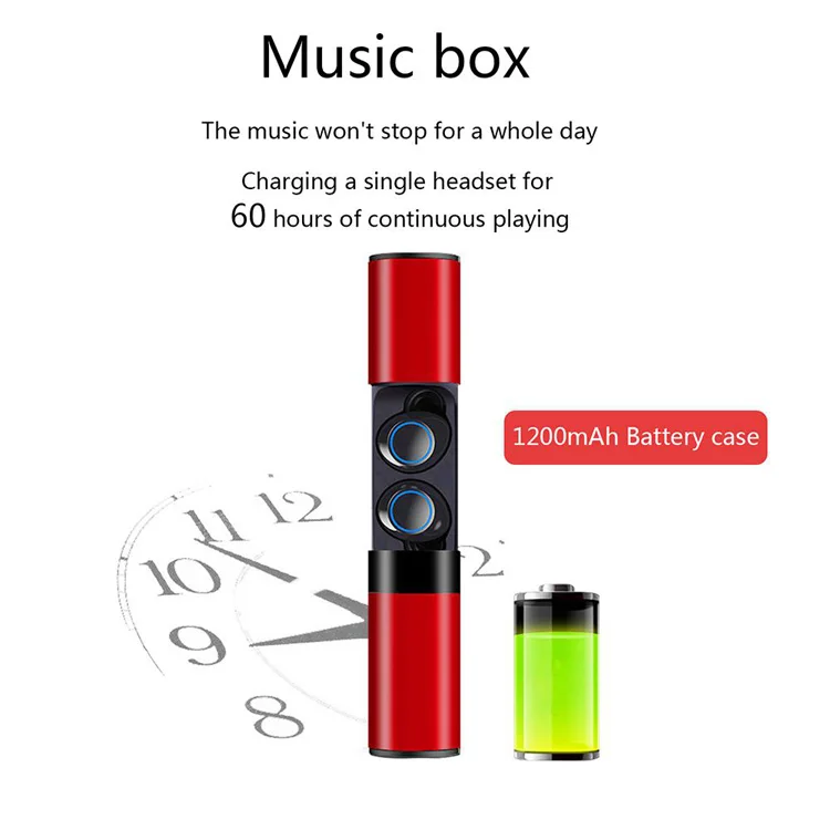 DAONO TWS bluetooth-гарнитура стерео музыкальные наушники встроенный микрофон маленькие