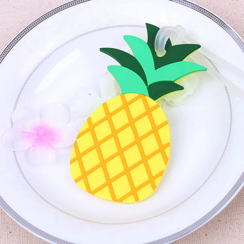 Бесплатная доставка 20 шт. ананас тропических фруктов Лето Чемодан чемодан тег