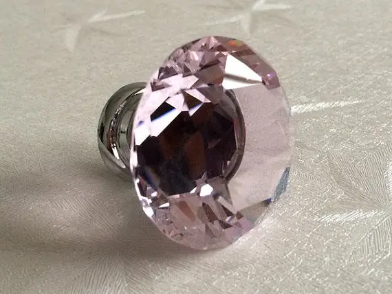 Розовые ручки ручка для выдвижного ящика серебряные кухонного шкафа|crystal pull