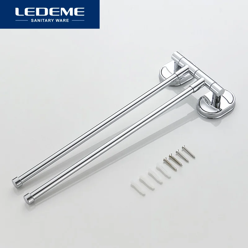 Вешалка для полотенец LEDEME из нержавеющей стали настенная стойка вращающаяся