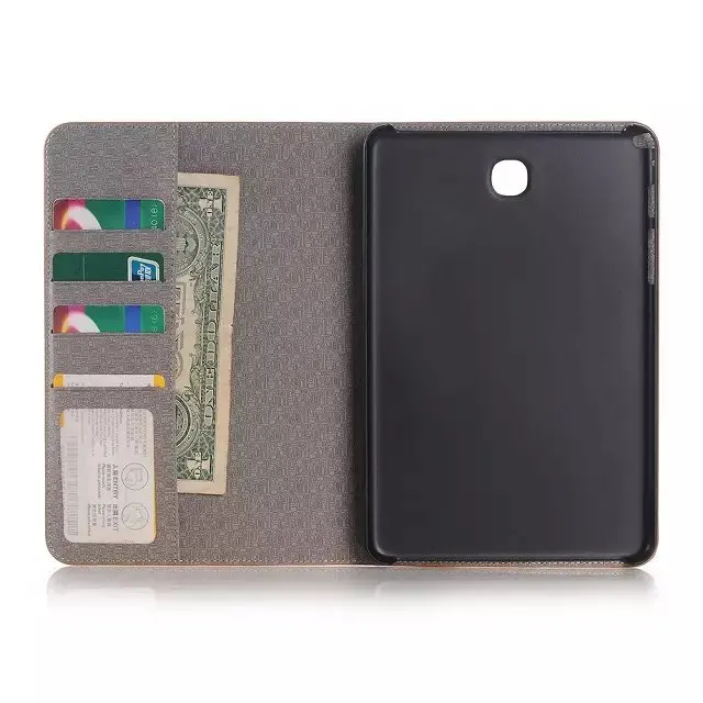 Новый роскошный кожаный чехол книжка для samsung Galaxy Tab A 9 7 SM T550 T555 P550 Coque Capa в клетку с