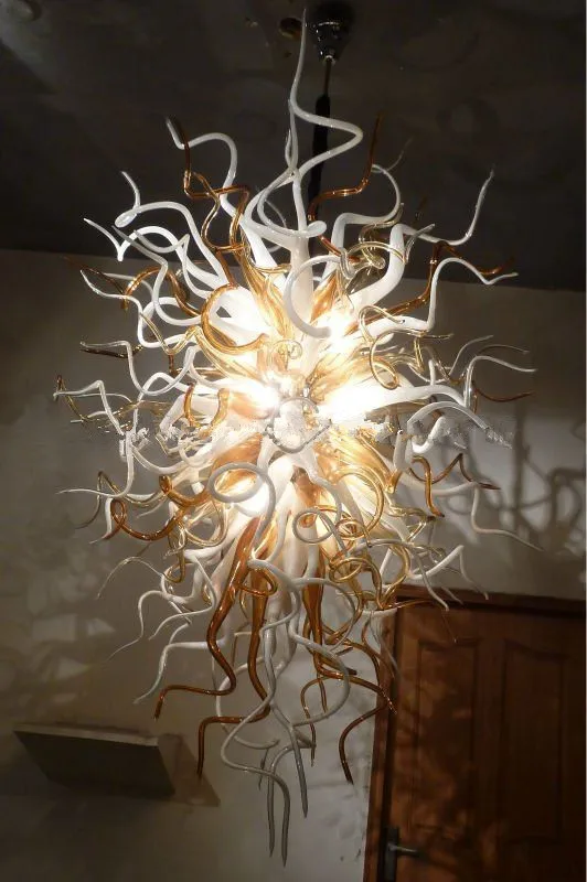 

High Quality Chandelier Lights Zhongshan LED Saving Light Fixture Style Modern Art Decor Blown Glass Fancy Chandelier