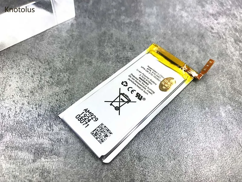 Knotolus Новый внутренний литий ионный полимерный аккумулятор замена для ipod nano 5th gen