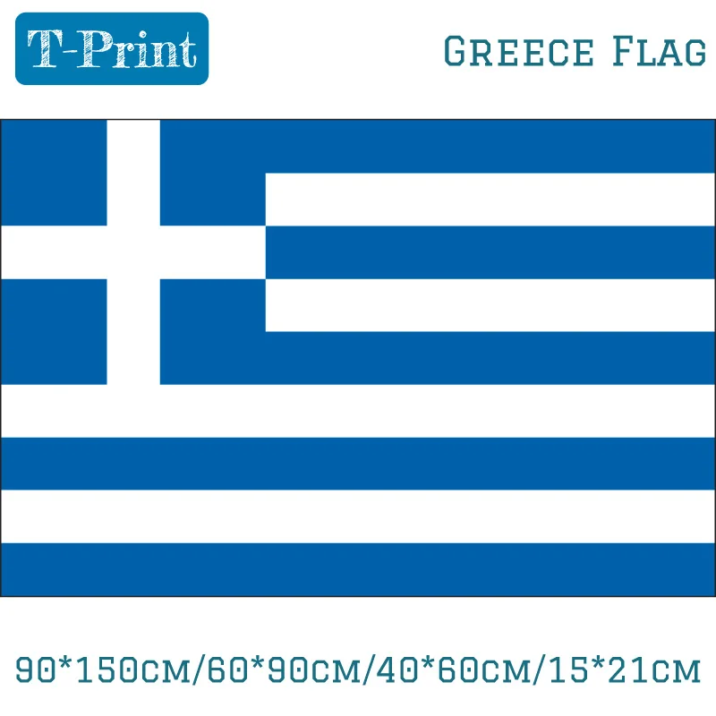 

Флаг Греции 90*150 см/60*90 см/40*60 см/15*21 см, государственный флаг Греции для чемпионата мира по футболу/Национального дня/Олимпийских игр