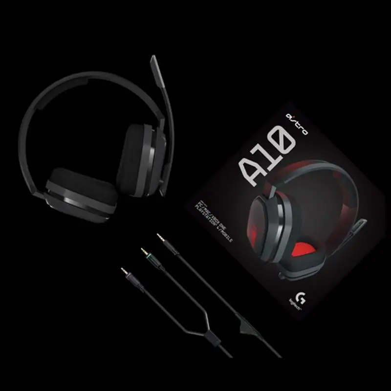 Наушники-вкладыши logitech G ASTRO A10, 3,5 мм, Проводная игровая гарнитура, стерео аудио, музыка, геймер, игровые наушники с микрофоном