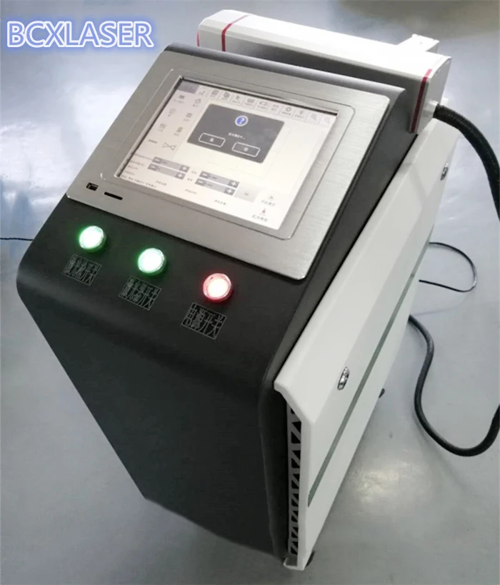 Горячая Распродажа 100 Вт волоконная лазерная машина для очистки металла