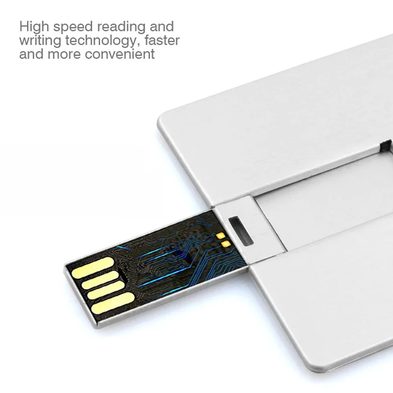 Ingelon кредитная карта USB флэш 8 ГБ 16 32 64 Гб рекламный супер тонкий принт Форма карты
