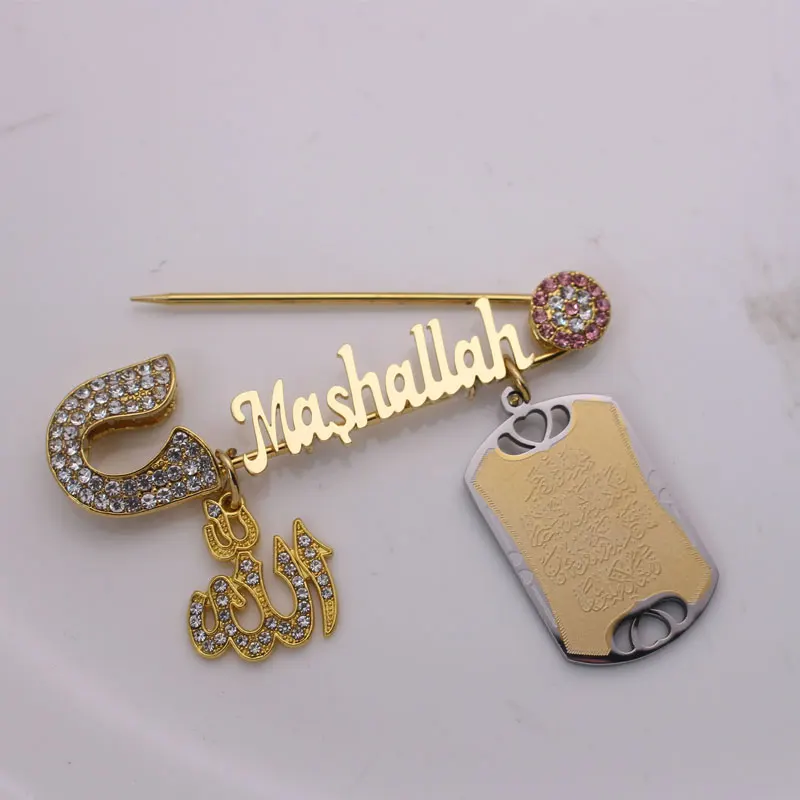 Розовая детская булавка корань ванякад ислам машалла Турецкая Дурной глаз