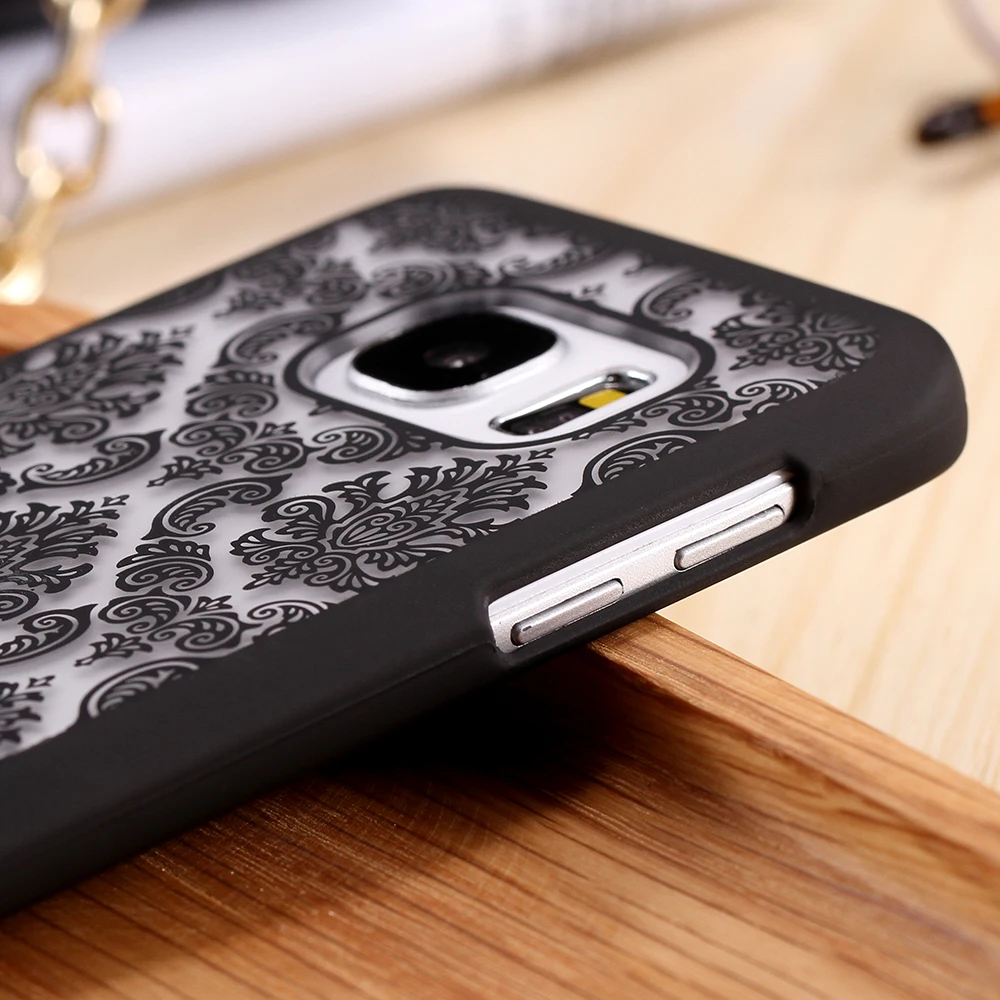 KISSCASE Ретро Дворец Флоры Для Samsung Galaxy S6 S7 Edge A7 A8 Demask Крышка Делюкс Элегантный