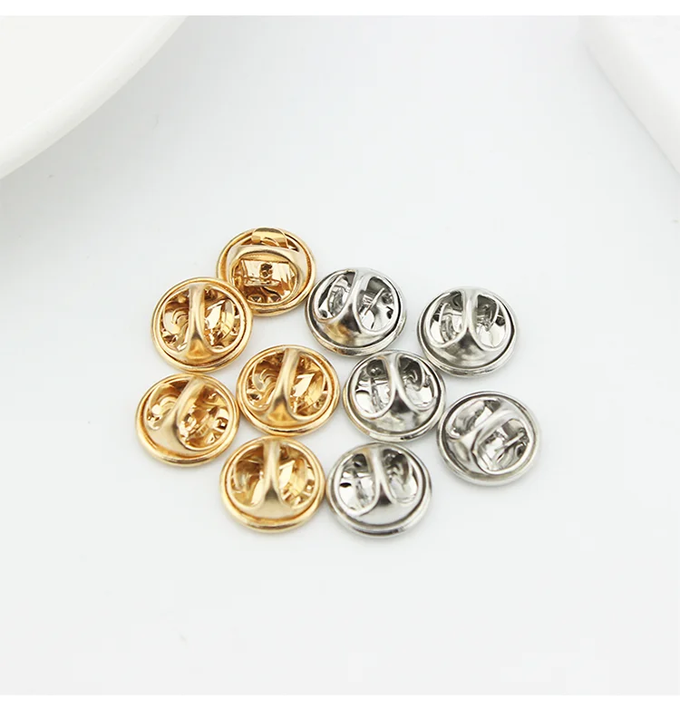 

SICODA 100PCS DIY brooch base General type brooch stud base buttons back button small brooch accessories bow buckle snap button