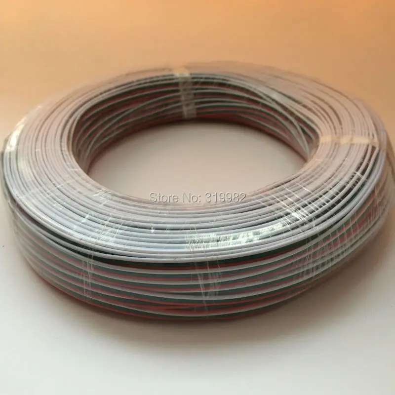 5 метровый 3 контактный провод красный зеленый белый луженая медь 3P 22AWG