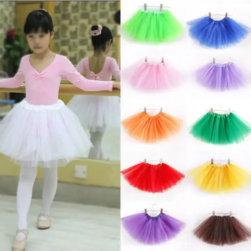 Новинка 2015 года Симпатичная балетная юбка пачка для маленьких девочек детская