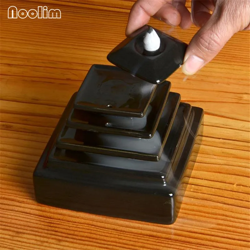 Творческий дым пуля обратного потока благовония горелка керамический Тибетский