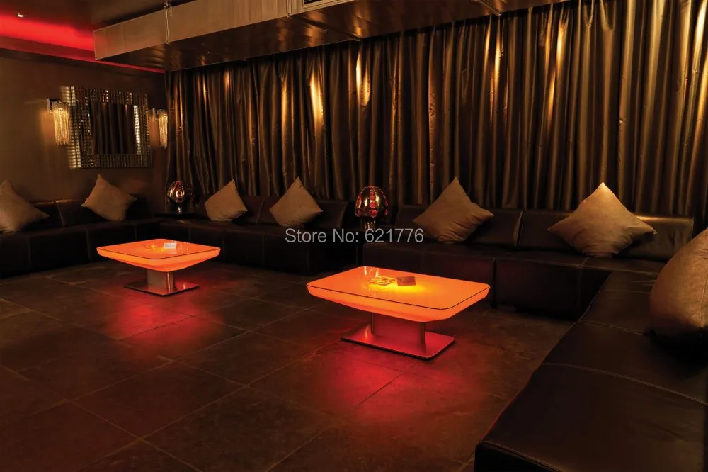 Мебель со светодиодной подсветкой H46 обеденный стол на 4 персоны студийный