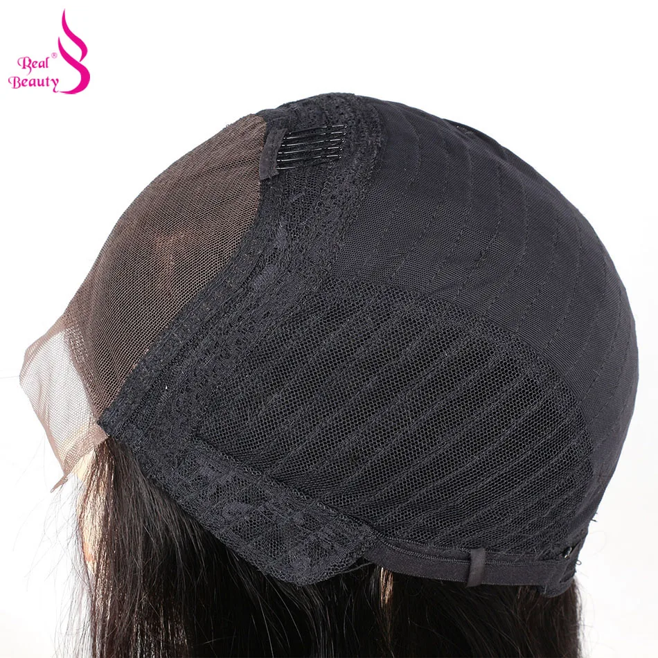 

U Part 4x4 Clsoure Lace Front Human Hair Wigs For Women Malaysian Body Wave Lace Front Wigs Black 130 Density Remy Real Beauty