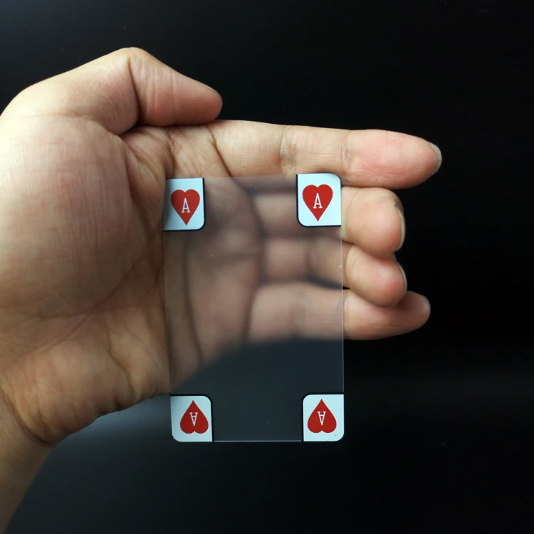 Прозрачные пластиковые игральные карты волшебные водонепроницаемые для покера