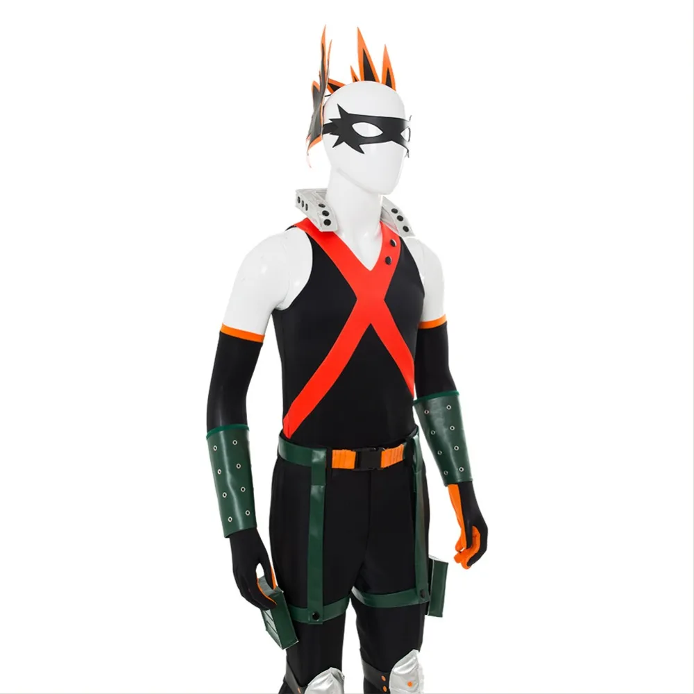 My Hero Academy Boku no Hero Academy Katsuki Bakugou косплей костюмированный наряд для взрослых мужчин костюмы на Хэллоуин