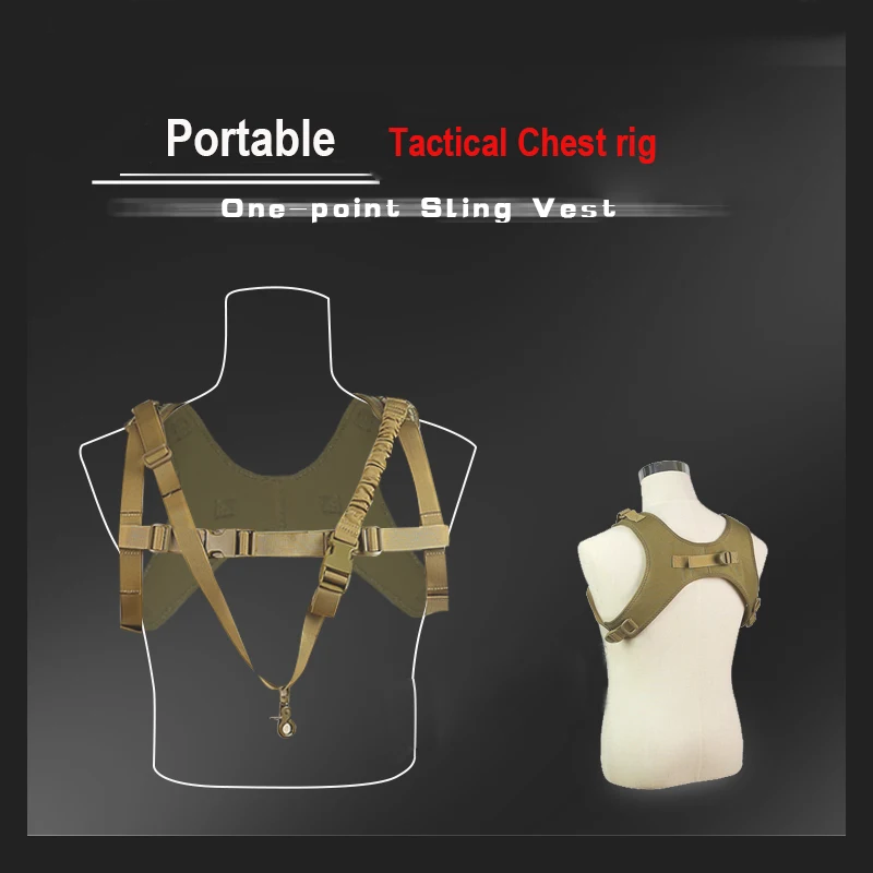 Новинка 2017 портативный одноточечный нагрудный жилет черный тактический CP