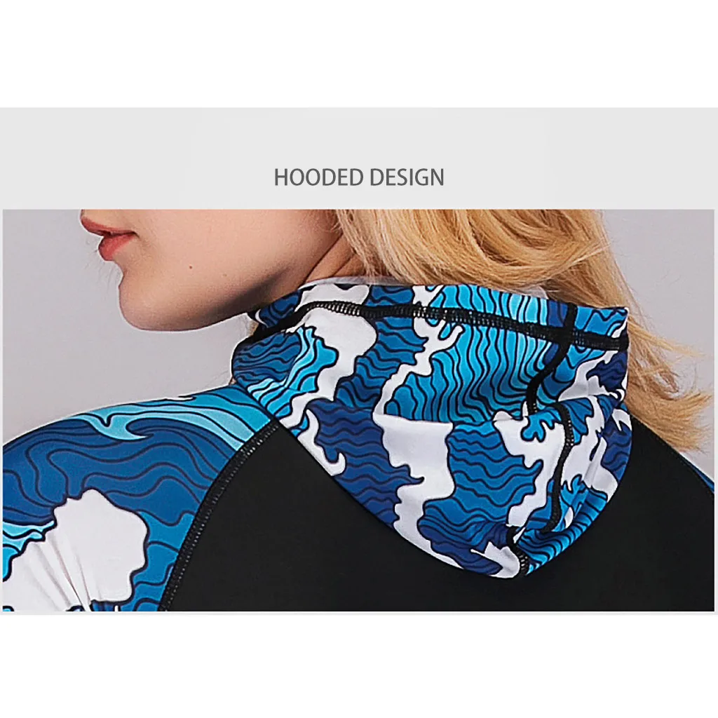 Костюм для дайвинга с защитой от ультрафиолета, цельный плавательный гидрокостюм, теплая одежда для подводного плавания, женские боди, женский купальник, цельный длинный рукав, 2