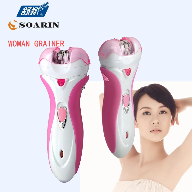 KEMEI Epilator Women Four in one Pink or Purple Electric Shaver Rechargeable Women Epilator Hair Removal   Foot Care Tool Razor