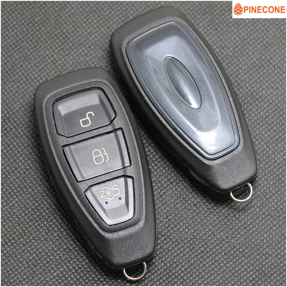 

PINECONE для ключа Shell для FORD MONDEO GHIA-X FOCUS ECOSPORT автомобильное KUGA Hu101 Blade 3 Button, высококачественный запасной чехол для ключа для внедорожника