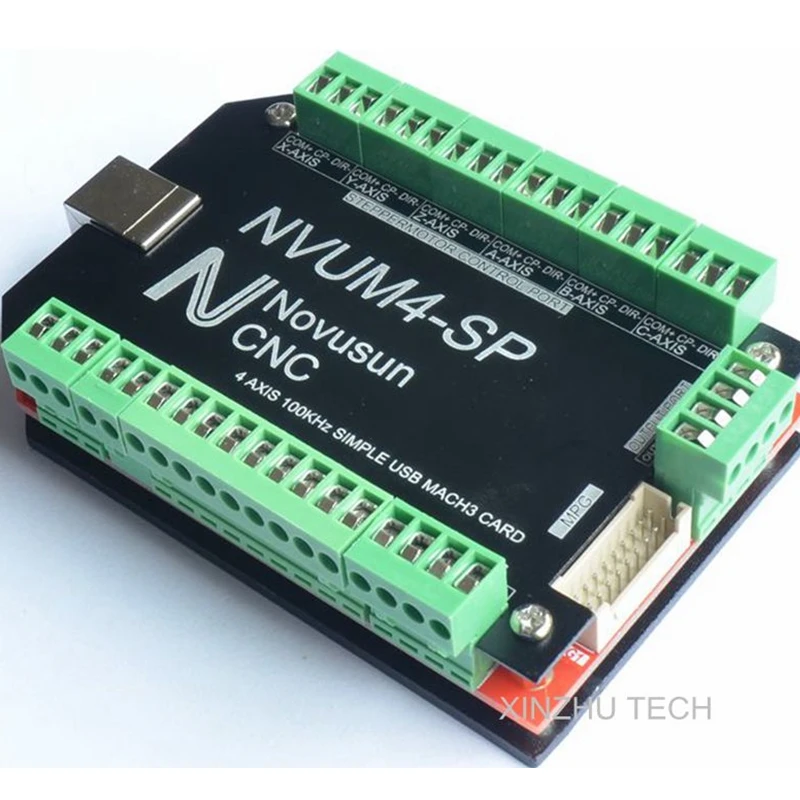 MACH3 простая USB карта NVUM SP 100 кГц ЧПУ маршрутизатор контроллер Mach3 управления 3/4/5/6