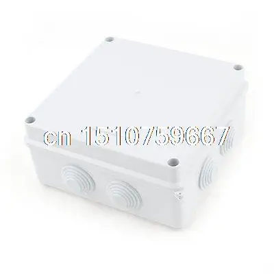 Белый ABS IP65 26 мм Диаметр отверстия водонепроницаемая распределительная коробка