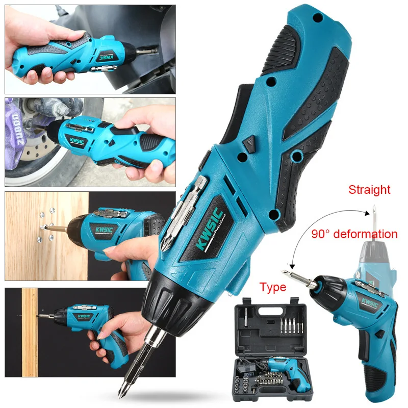 Хит! 4 8 В Беспроводная отвертка мини беспроводные бытовые электроинструменты