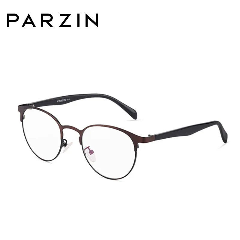 

Женские очки PARZIN, оправа из сплава, новинка, винтажные круглые очки для близорукости, оптические очки по рецепту, мужские очки TR, 5062