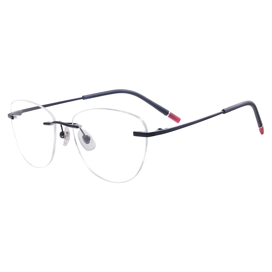 Кошачьи очки дизайнерские без оправы Женские Oculos Gafas Opticas Glasse оправа|Женские