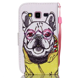 Чехол-книжка из искусственной кожи чехол-накладка для samsung Galaxy Core Prime G360 361 SM-G361H/DS(Duos - Цвет: 13