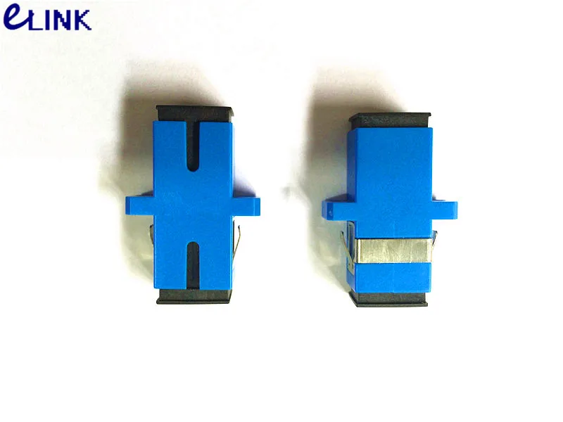 DHL Free 1000PCS fiber SC adapter Simplex SM MM UPC APC OM3 OM4 blue gray green aqua red optical coupler one body type IL&lt0.2dB |