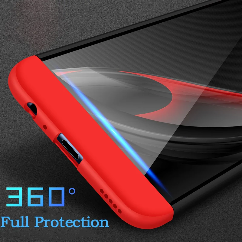 Оригинальный чехол ASTUBIA 360 градусов защитный для Huawei Honor V9 Красный Модный жесткий